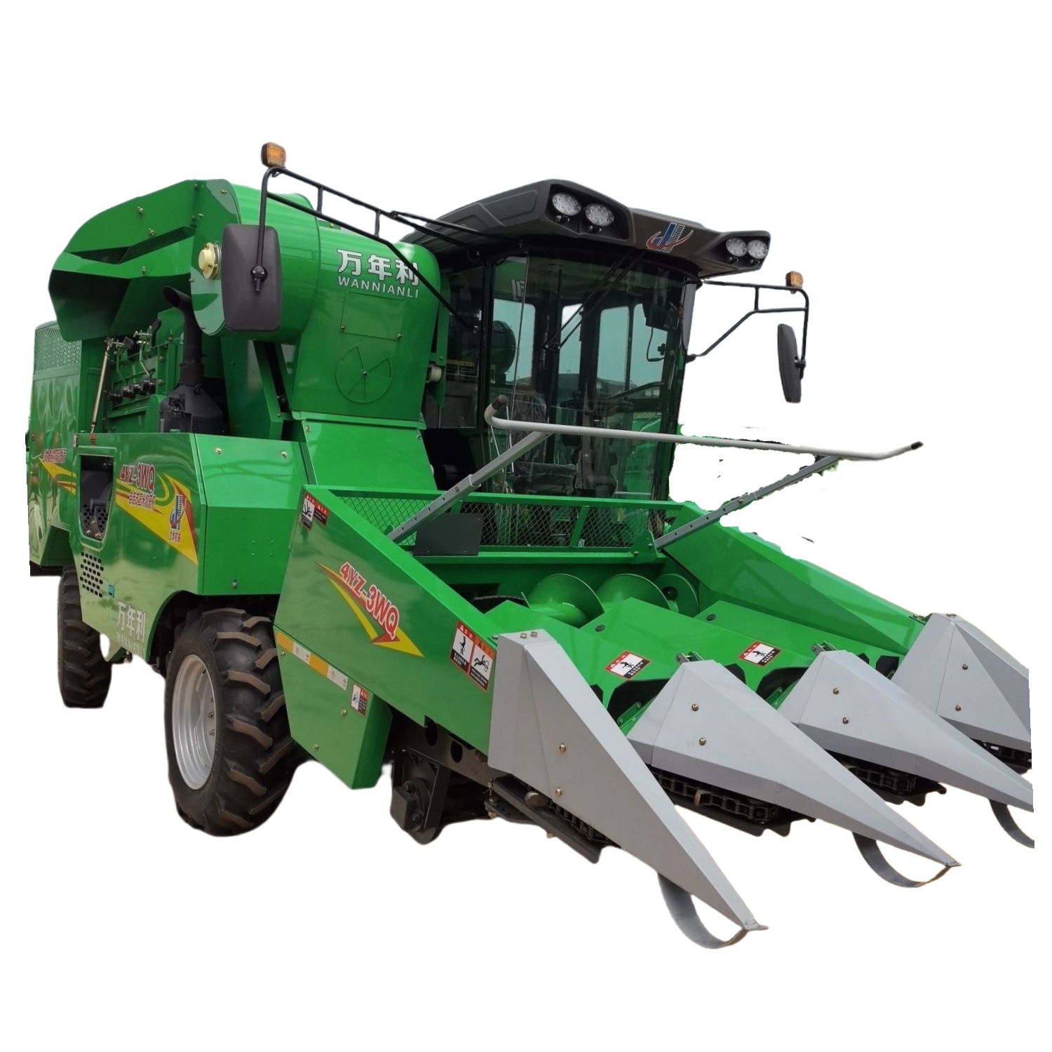 4YZ-3WQ Corn harvester with 150 HP 3Rows